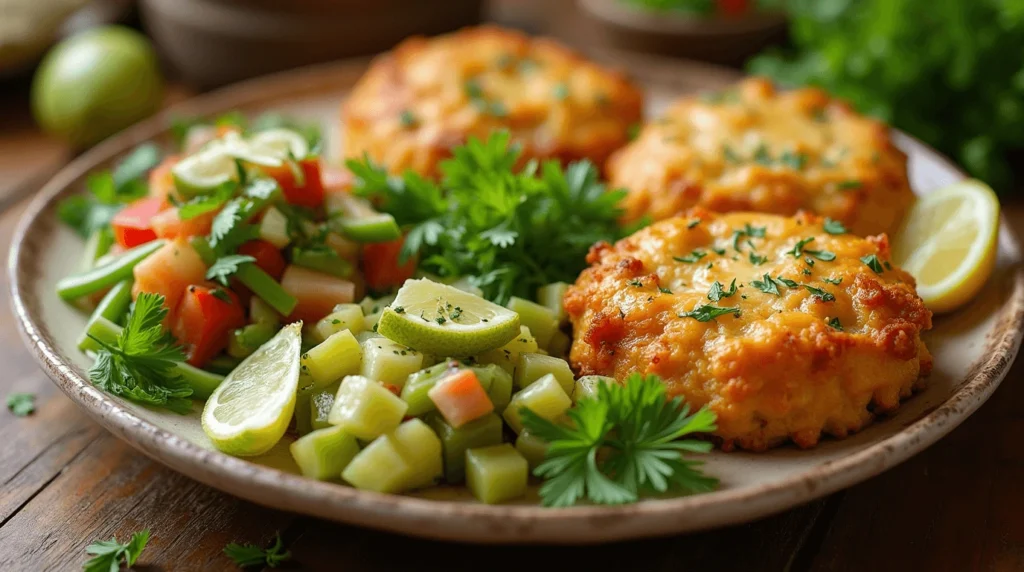 A variety of chayote recipes, including sautéed, salad, and baked casserole dishes, arranged on a rustic plate with garnishes.